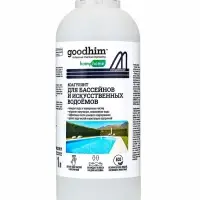 Коагулянт для очистки воды в бассейнах и искусственных водоемах Goodhim Коагулянт, 1 л