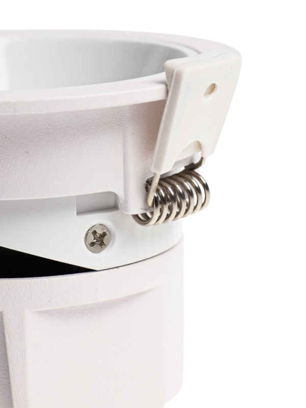 Светильник светодиодный встраиваемый, поворотный, 6Вт, 4000К, с драйвером, D75, белый Светильник светодиодный встраиваемый, поворотный, 6Вт, 4000К, с драйвером, D75, белый