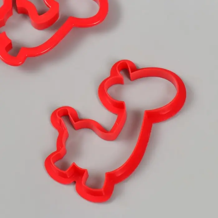 Каттеры для полимерной глины Каттеры для полимерной глины "Жирафики" набор 2 шт 7,5х4,9 см 9,5х6,3 см