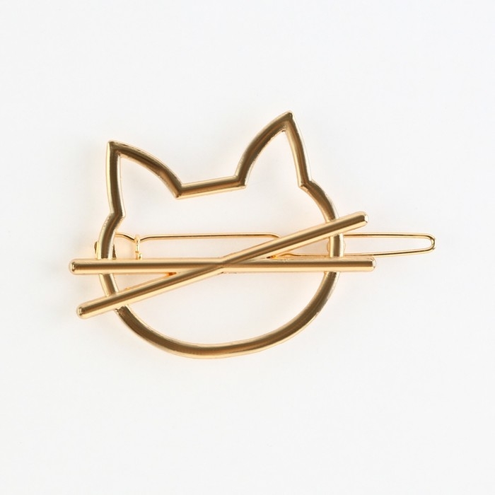 Заколка для волос «Cute cat», 6 х 2 см Заколка для волос «Cute cat», 6 х 2 см