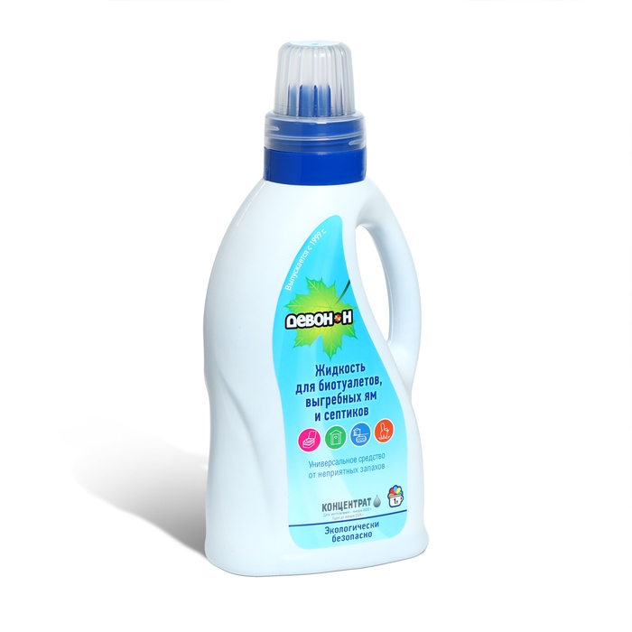 Жидкость для дачного туалета, выгребных ям и биотуалета «Девон-Н», концентрат, 1 л Жидкость для дачного туалета, выгребных ям и биотуалета «Девон-Н», концентрат, 1 л