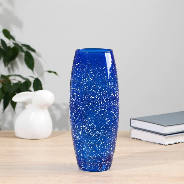 Ваза Ваза "Крапле-кобольт" d=7,5см, h=26см, v=1,8л