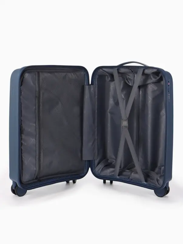 Чемодан на колёсах, 20", кодовый замок, 36&times;20&times;54 см, синий
