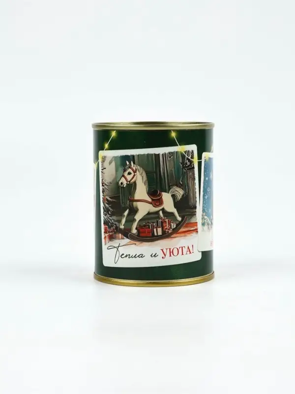 Копилка-банка металл «Советский новый год», 7.5×9.5 см