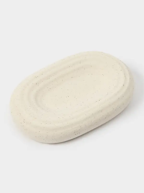 Набор для ванной Набор для ванной "Полосы", 4 предмета (мыльница, дозатор для мыла, 2 стакана), цвет бежевый 108811