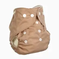 Многоразовый подгузник Крошка Я &laquo;Львенок&raquo;, 3-15 кг, коричневый