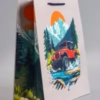 Пакет подарочный ламинированный &laquo;Путь сильных&raquo;, 26&times;12&times;32 см