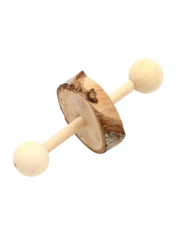 Игрушка для грызунов, погрызушка &laquo;Моноколесо&raquo;, 8&times;4.5 см, дерево