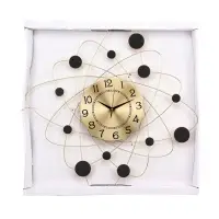 Часы настенные интерьерные &laquo;Носталия&raquo;, серия: Ажур, дискретный ход, d=60 см, циферблат d=22 см, от батарейки 1&times;АА