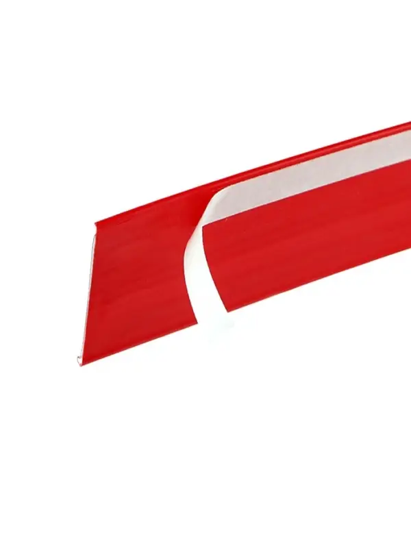 Ценникодержатель полочный самоклеящийся, DBR=39, 1000 мм, красный