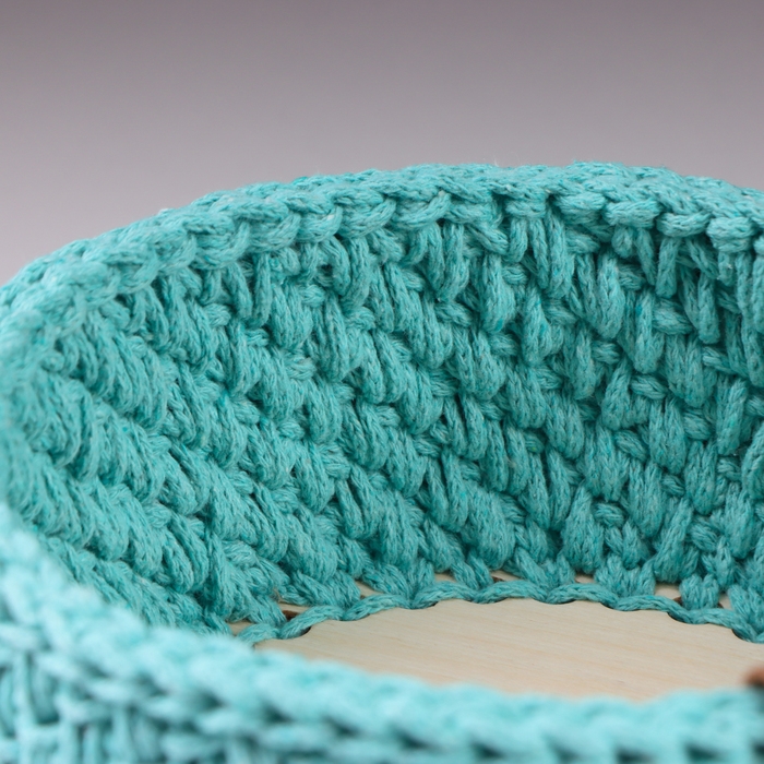 Корзинка  Корзинка "Малышка", 16 х 7,5 см, мятный, хлопок