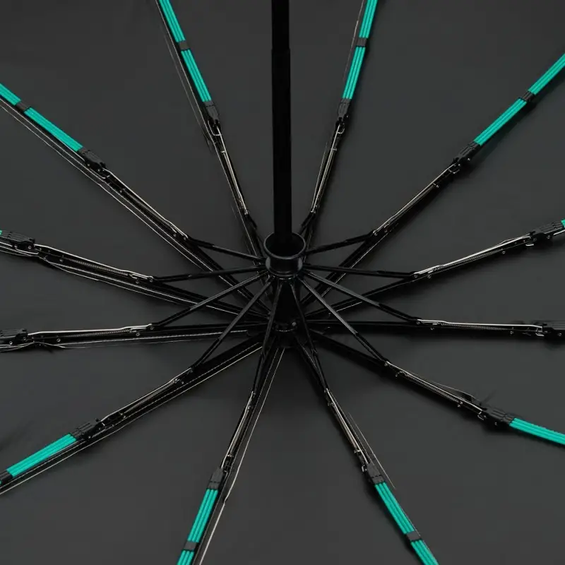 Зонт складной с УФ-защитой Ribstar, бежевый