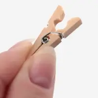 Прищепки для шитья, 3&times;0.5&times;0.3 см, 10 шт., бежевые