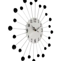 Часы настенные интерьерные &laquo;Лучики&raquo;, серия: Ажур, бесшумные, плавный ход, d=34 см, циферблат 12 см