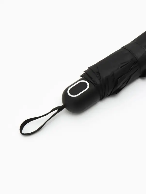 Зонт мех R47/55 8сп 4сл эпонж В/У УФ КЛЕТКА прямая ручка с/рез голубой пакет