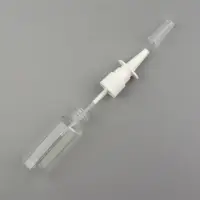 Бутылочка для хранения, с распылителем, 30 мл, цвет прозрачный/белый Бутылочка для хранения, с распылителем, 30 мл, цвет прозрачный/белый