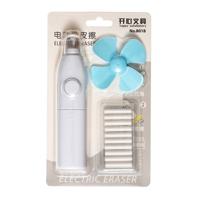 Ластик электрический, работает от батареек (батарейки в комплект не входят), МИКС Ластик электрический, работает от батареек (батарейки в комплект не входят), МИКС