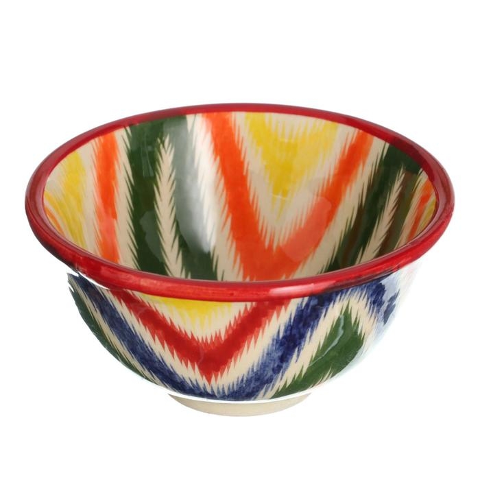 Пиала Риштанская Керамика  Пиала Риштанская Керамика "Атлас", 11,5 см, большая, разноцветный