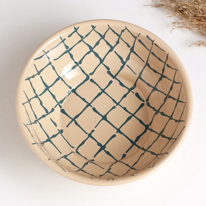 Миска большая  Миска большая "Псковская" 0,8л / 7,3х18,5см, классика