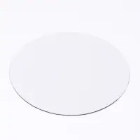 Подложка для торта усиленная, 30 см, золото - белый жемчуг, 3.2 мм