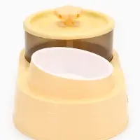 Фонтан для животных с миской, 34×17.5×11.5 см, бежевый Фонтан для животных с миской, 34×17.5×11.5 см, бежевый