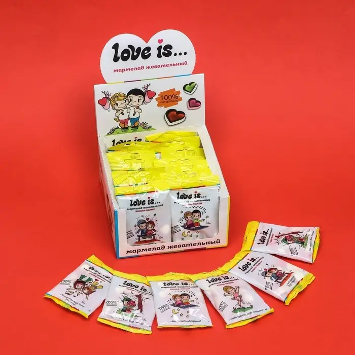 Мармелад Love Is «ЖуйМиксик», вишня-лимон, 20 г Мармелад Love Is «ЖуйМиксик», вишня-лимон, 20 г
