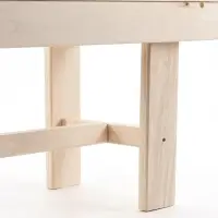 Лавка деревянная для дачи и бани, 100&times;40&times;41 см, из наличника