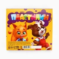 Пластилин 10 цветов, 200 г со стеком