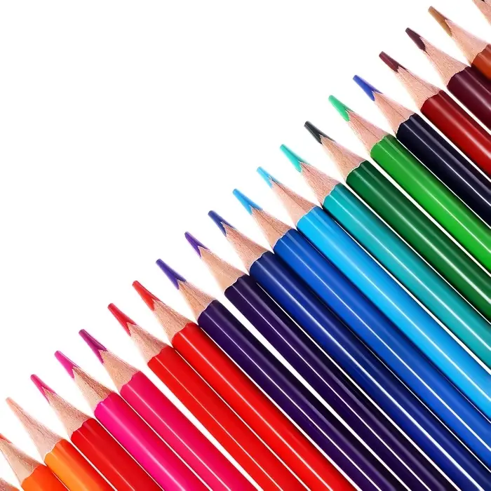 Карандаши 24 цвета, треугольные, деревянные &laquo;Морские обитатели&raquo;, в металлическом тубусе, МИКС