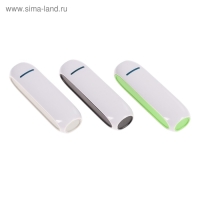 Внешний аккумулятор Luazon PB-07, 2200 мАч, USB, 1 А, провод в комплекте, бело-черный