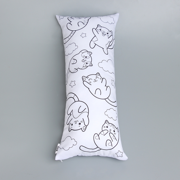 Наволочка под раскраску «Воздушные котики», 30 х 70 см Наволочка под раскраску «Воздушные котики», 30 х 70 см