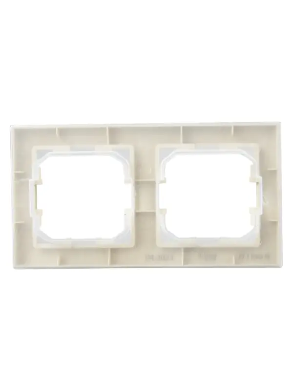 BRITE Рамка 2 поста IP44 РУ-2-БрКр-44 бежевый