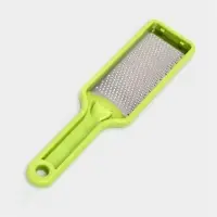 Тёрка для сыра с ручкой Доляна Brighty, 28.2&times;6.9&times;1.2 см, 301 сталь, мелкая сетка, салатовая