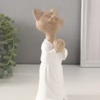 Фигурка полистоун &laquo;Кот-мастер карате&raquo;, 6.5&times;6.5&times;18.5 см