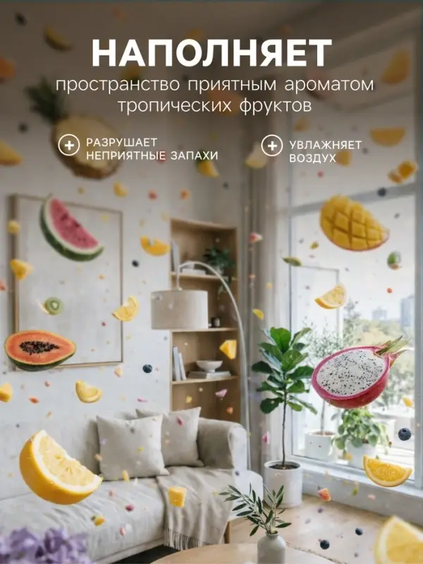 Освежитель воздуха &laquo;Botanic Лист&raquo; тропический коктейль, 300 мл