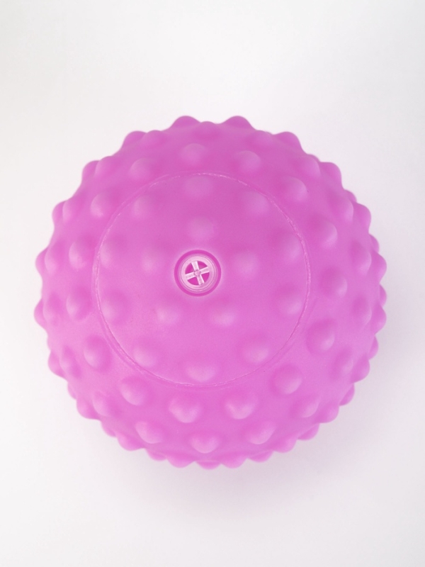 Игрушка пищащая для собак  Игрушка пищащая для собак "Рельефный мяч", 6 см, сиреневый
