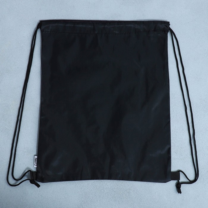 Мешок для обуви, болоньевый материал «1 сентября» цвет чёрный, 30 х 40 см Мешок для обуви, болоньевый материал «1 сентября» цвет чёрный, 30 х 40 см