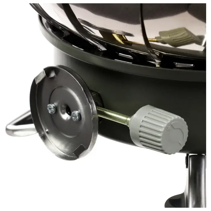 Плита газовая портативная maclay, для кемпинга, с ветрозащитой, 17&times;13 см, большая, круглая