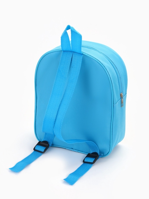 Рюкзак детский 22*8,5*25,5, отд на молнии, медведь голубой