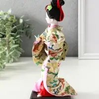 Кукла коллекционная &laquo;Японка в цветочном кимоно с бабочкой на руке&raquo;, 25&times;9.5&times;9.5 см