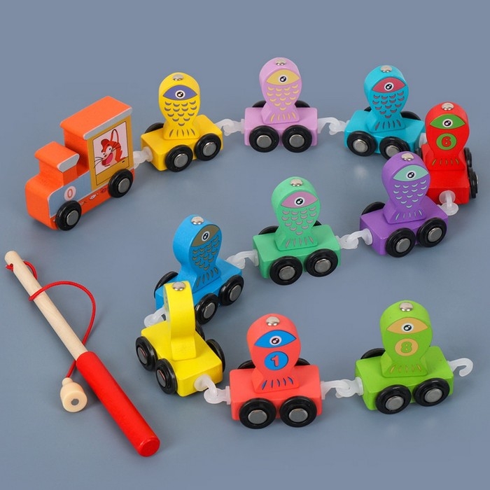 Детская деревянная игрушка 2 в 1 Конструктор + рыбалка «Путешествие» 21,5х4,5х18 см Детская деревянная игрушка 2 в 1 Конструктор + рыбалка «Путешествие» 21,5х4,5х18 см