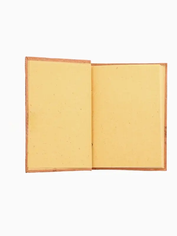 Блокнот в твёрдой обложке плетёный, 48 листов, 14&times;18&times;2 см, бежевый