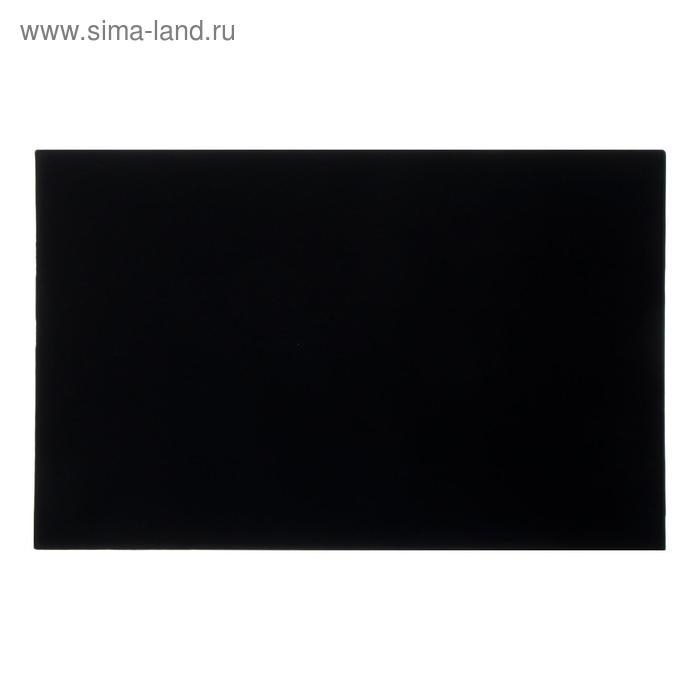 Накладка на стол офисная 38 × 59 см, Calligrata, с прозрачным карманом, чёрная Накладка на стол офисная 38 × 59 см, Calligrata, с прозрачным карманом, чёрная