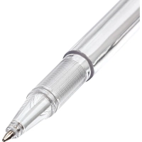 Ручка шариковая на подставке на липучке 8863 черная