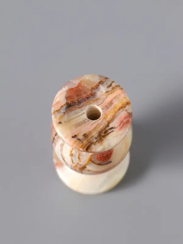 Набор Церковных подсвечников, 6 шт, 3&times;4.5 см, оникс