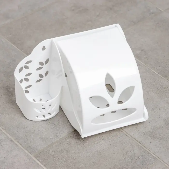 Держатель для туалетной бумаги и освежителя воздуха Альтернатива, пластик, 17.5&times;13&times;11.5 см, МИКС