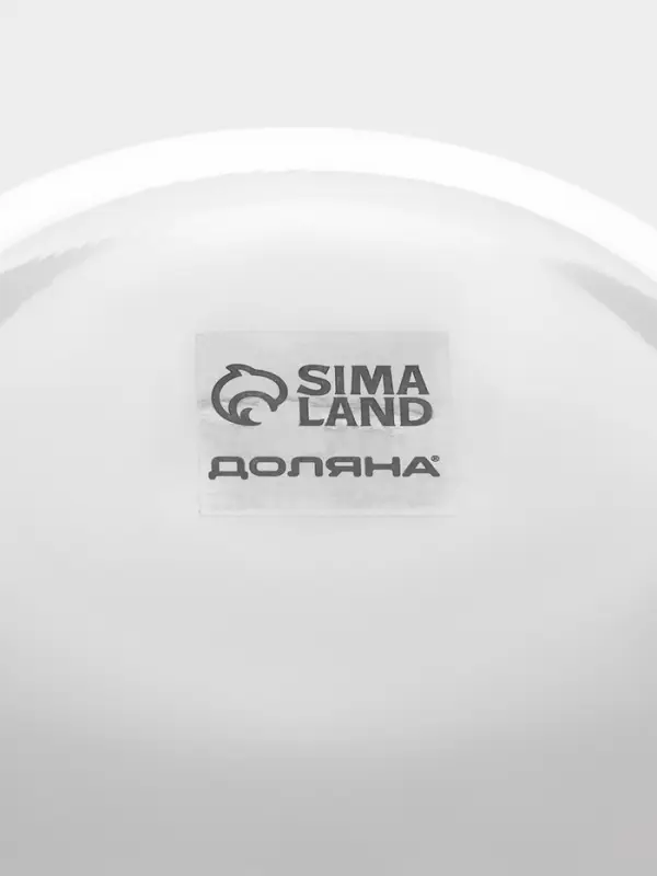 Салатник Доляна Simple, 1.45 л, 19&times;9.5 см, стекло, прозрачный