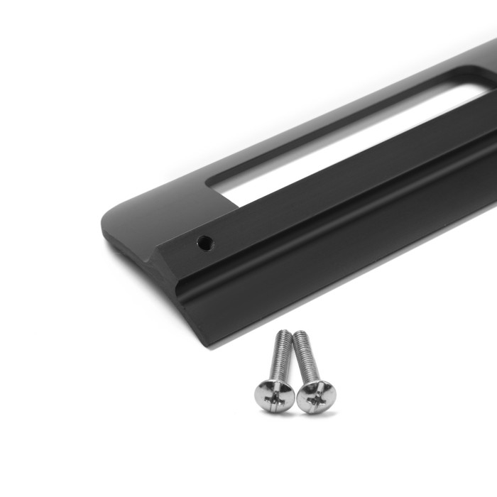 Ручка скоба мебельная RS1402, м/о=128, цвет черный Ручка скоба мебельная RS1402, м/о=128, цвет черный