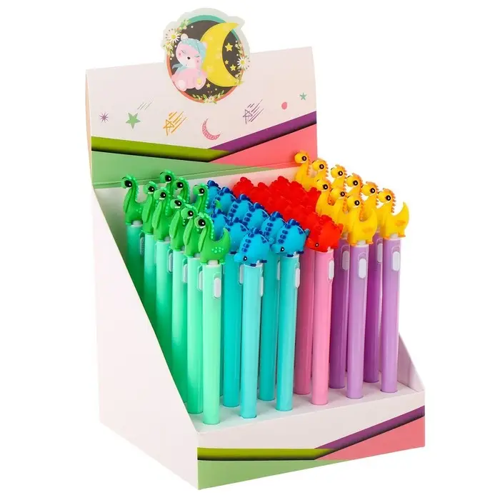 Ручка световая «Динозаврик», синие чернила, МИКС