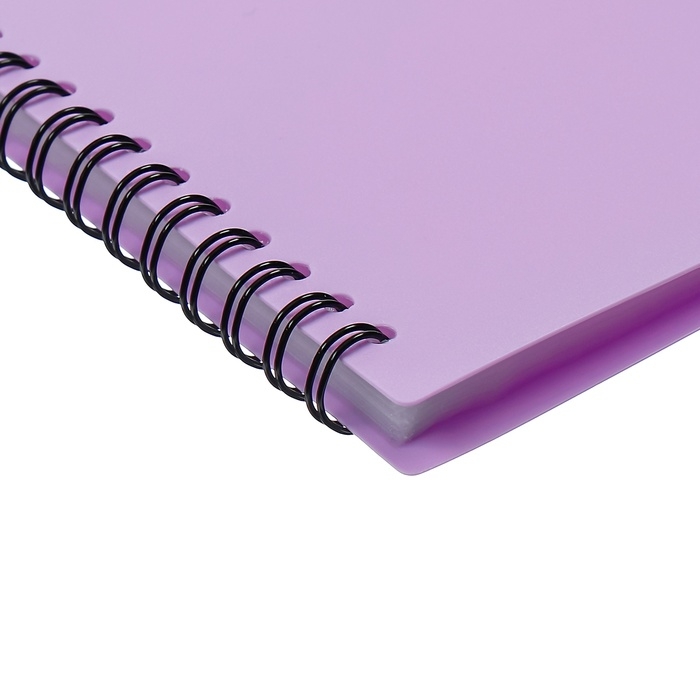 Папка 20 вкладышей на спирали, А4, 600 мкм, ErichKrause Папка 20 вкладышей на спирали, А4, 600 мкм, ErichKrause "Matt Manga", текстура "песок", микс